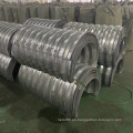 tubería de alcantarilla galvanizada de acero galvanizado de acero inoxidable de gran diámetro 4 pies 4 pies de acero galvanizado de acero tubería corrugada